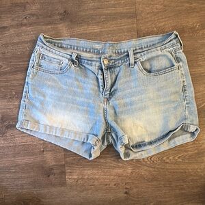 Old Navy Women's Boyfriend Light Blue Jean Shorts